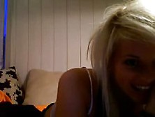 Blonde Fingering On Cam