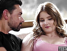 Big dick step dad seduces and rails his chubby teen stepdaughters hairy lil cunt