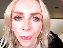 Sexy Blond Gives U A Wet Tugjob