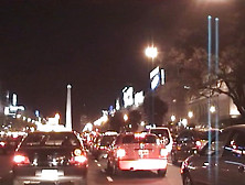 Thai girl in raunchy oral session in taxi