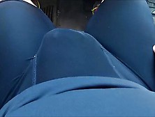 Spandex Cum While Driving