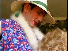 Granny BBW awarding her guy with superb blowjob