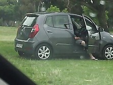 Random Stranger Seduces Me At The Public Park.  Cruising By Car