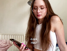 Clever stepsister serves as a perfect substitute for an escort