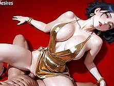 Big Tit Babe In Gold Dress Fucked Hard Ai-generated