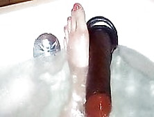 Dildo Footjob