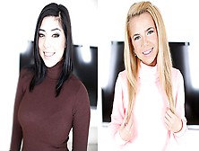 Audrina Rossi And Alina West Love To Give Oral