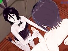 Rukia Kuchiki (Bunny Girl Ver. ) And I Have Intense Sex In The Casino.  - Bleach Hentai