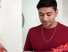 Max Fills doesnt quite know what to make of his stepmom Crystal Rush.  On the 1 hand shes get an