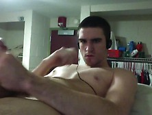 Hot Dorm Dude Strokes Off