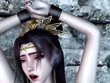 3D Hot Asian Babe Have Her First Time BDSM Sex with Her Master