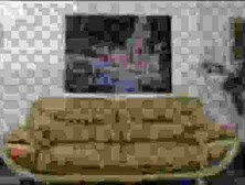 Ebony bitch crams rod in lips and vag