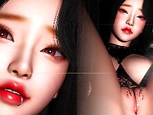 Korean sweet model Vagina Juicy????(Alluring spread legs!)