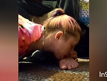 pixieservesHim weenie worship whilst That Guy games : battle with Valkyrie Queen on GOW