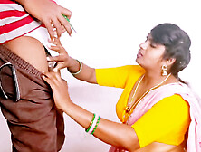 Indian bhabi gets wild with the electrician's enormous cock