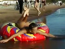 Teen In The Beach