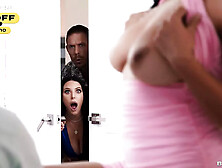Cheating With The Horny Hosts. Angela White,  Roxie Sinner Brazzers
