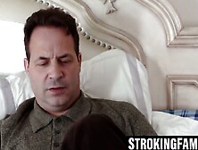 Liv Revamped learns to deepthroat from her stepdad
