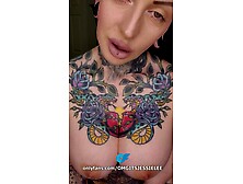 Large tits tattooed angel seduces u to screw her in daybed.  Full version on OnlyFans.