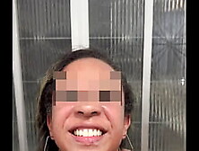 Approaching strangers twice... first in the mall bathroom and then in the subway block: two blowjobs,  two fucks without a condom!