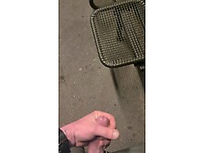 Public Dickflash In Nottingham Cum In Bus Stop