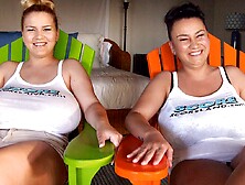 The Star Step sisters Are Big-Boobed Swinging Stars - Erin Star and Helen Star - Scoreland