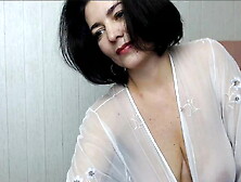 Hot Wife Striptease On Webcam