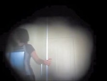 Hidden Wife Raunchy Bath Cam Video With Heavy Boobs