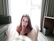 [Pov] Bunny Nika - Passionate And Sensual Blowjob & Cum Swallow