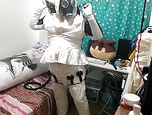 Pvc Penguin Cosplay Gasmask Breathplay Sissy Hump Inflatable