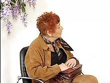 72 year mature slutty mature from Dortmund mounts for her life with gigantic penii