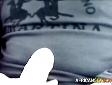 White ranchers pick up ebony Afro maid this babe sucks knob the ride