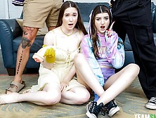 Perfct sex compilation with hot girlfriends Khloe Kapri and Penelope Reed