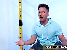 Payton Preslee Notices Van Ogling Her While She Does Some Workout & Decides To Fuck H