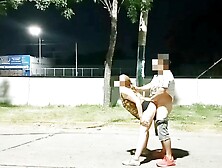 flashing upskirt no panties sex in the street secretly watching