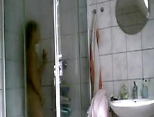 Catching her masturbate in the shower