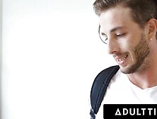 ADULT TIME - Sexsual Masseuse Gianna Dior Give Delivery Man His First Nuru Strokes!