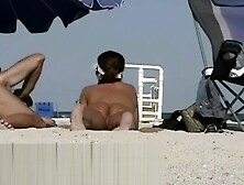 Just real nude MILFs at beach -