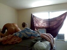 Caught getting Snatch Destroyed by Tattoo Muscle Lover on Online Camera