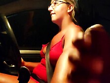 stuck into traffic,  a stranger gets into my vehicle and