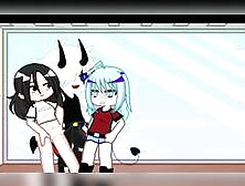 Jugando con mi amigo/gacha trioo