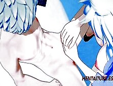 Boku No Hero - Mitsuki X Bakugou Hand Job,  Fellatio And