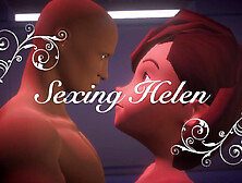 Sexy Helen Gets Her Asshole Stretched Out. Incredible Anal Sex Cartoon Parody