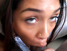 POV fellatio from Margarita Lopez babe and anal sex