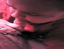 Thick girlfriend sucks my hard cock