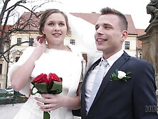 HUNT4K.  Attractive Czech bride spends first night with rich stranger
