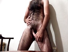 Hairy Algerian Twink Pleasures Himself Until He Cums