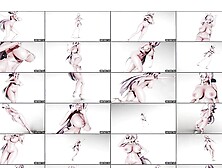 Thick Huge Tits Haku Sexy Dance (3D HENTAI)