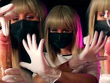 Сrazy nurse will make you cum twice from unreal handjob