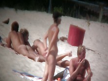 Bubble Butt Bunny Filmed By A Nudist Beach Voyeur